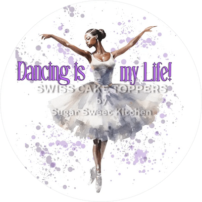 Besonderer Tanz-Tortenaufleger10 -  personalisierbar