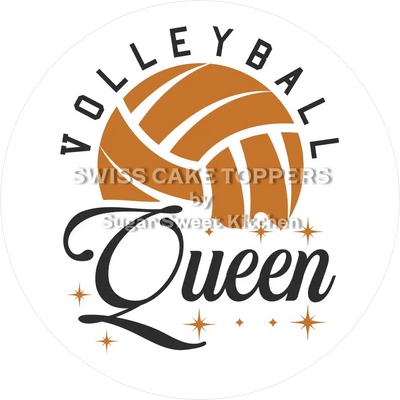 Besonderer Volleyball-Tortenaufleger7 -  personalisierbar