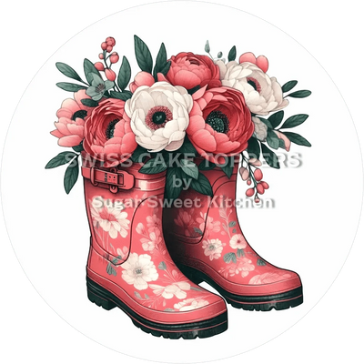 Bezaubernder Garten-Tortenaufleger4 - personalisierbar