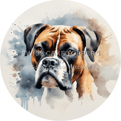 Bezaubernder Hunde-Tortenaufleger11 - personalisierbar