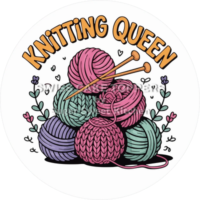 Bezaubernder Tortenaufleger Stricken1 - personalisierbar