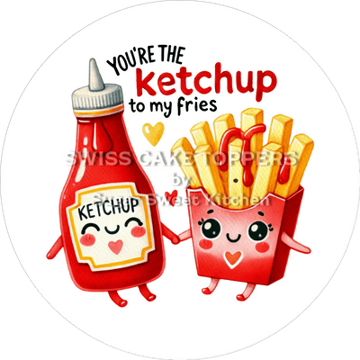 Bezaubernder Valentins- Tortenaufleger LV8 - personalisierbar