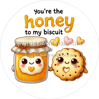 Bezaubernder Valentins- Tortenaufleger LV9 - personalisierbar