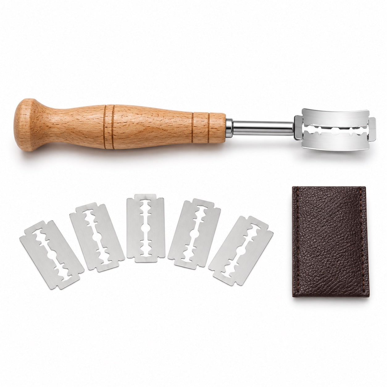 Brotklinge mit Holzgriff & 5 Ersatzklingen / 1 Stk. - Backzubehör Sugar Sweet Kitchen
