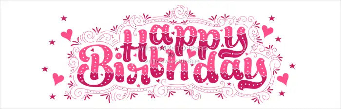 Cake Aufleger Happy Birthday3 – essbar & exklusiv - Fondant- Torten- Cupcakeaufleger Sugar Sweet Kitchen