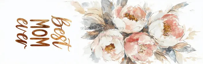 Cake Aufleger Muttertag 16 – essbar & exklusiv - Fondant- Torten- Cupcakeaufleger Sugar Sweet Kitchen