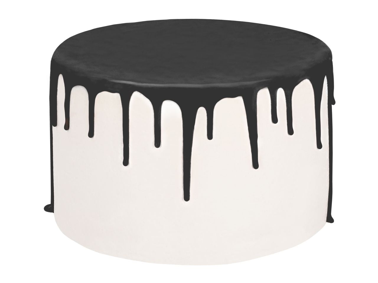Cake Drip Graphite Black / 250g - Schokolade Sugar Sweet Kitchen