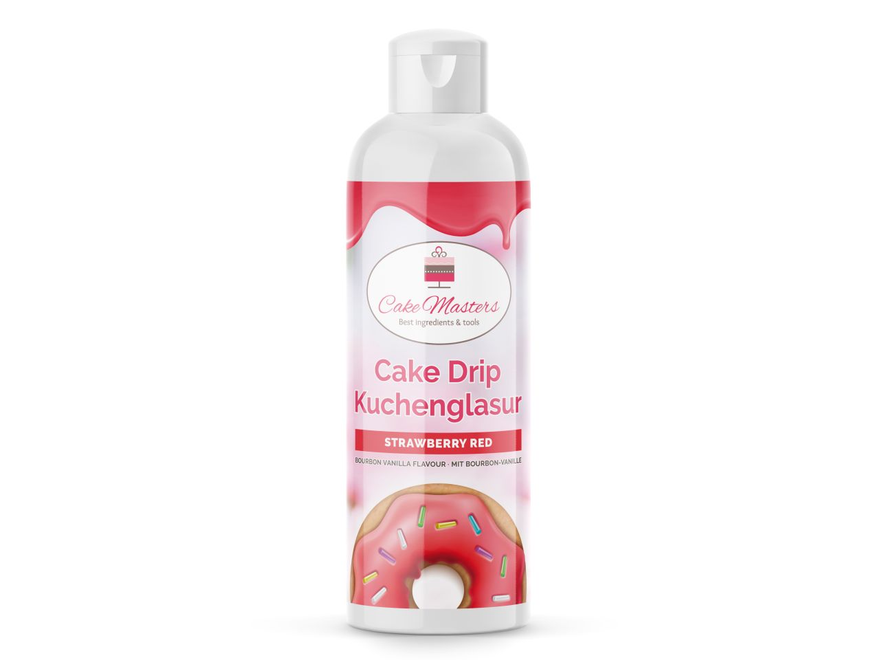 Cake Drip Strawberry Red / 250g - Schokolade Sugar Sweet Kitchen