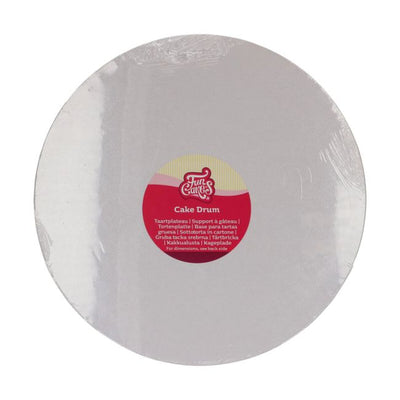Cake Drum rund, 30,5cm - 12mm dick, weiss FC / 1Stk.