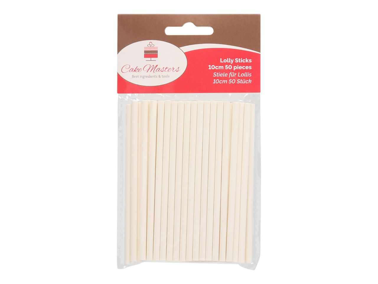 Cake-Pop Sticks CM / 50Stk. - Tortendekoration Sugar Sweet Kitchen