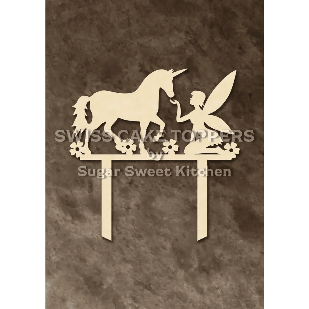Cake Topper ’Fairy Tale’ - Holz - Sugar Sweet Kitchen