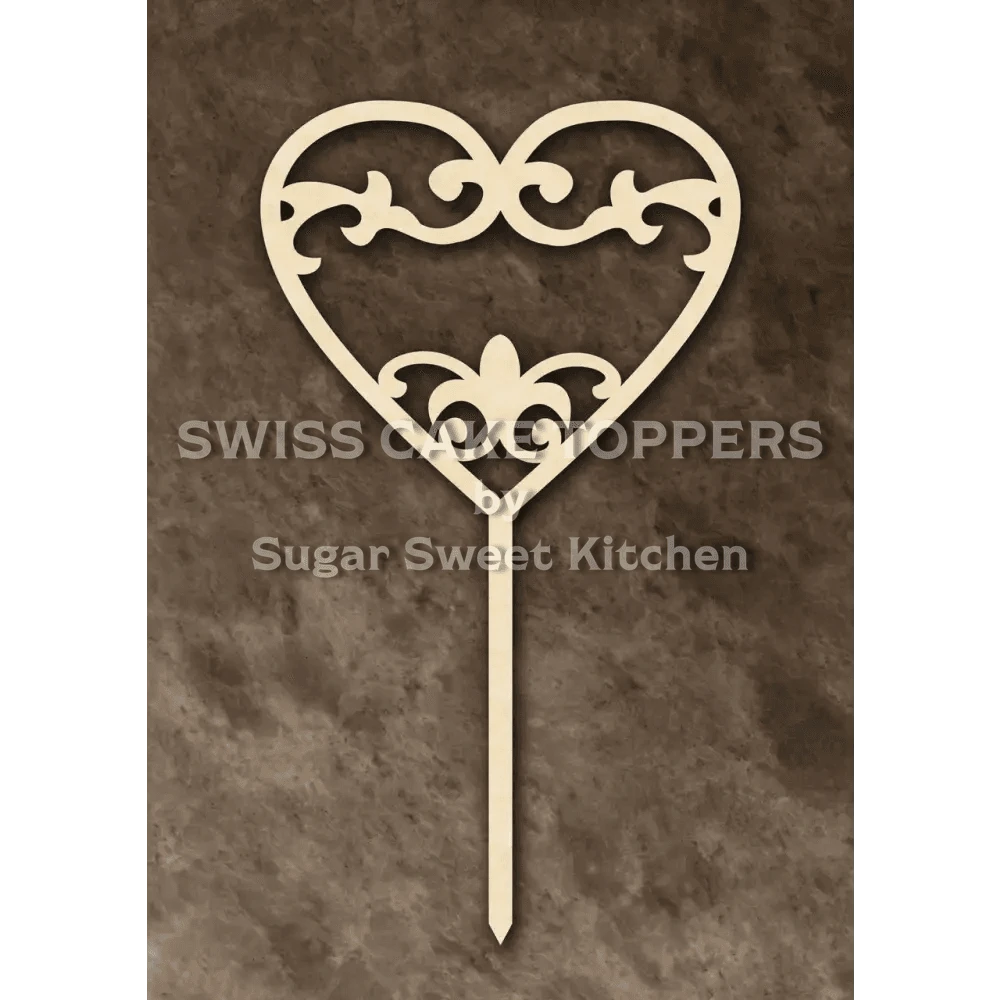 Cake Topper ’Sweetheart’ - Holz - Sugar Sweet Kitchen