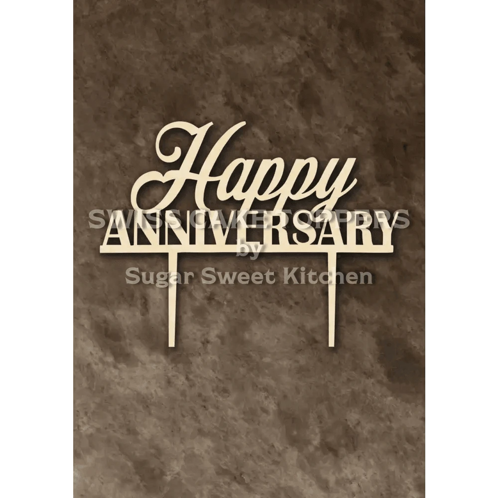 Cake Topper ’Together Forever’ - Holz - Sugar Sweet Kitchen