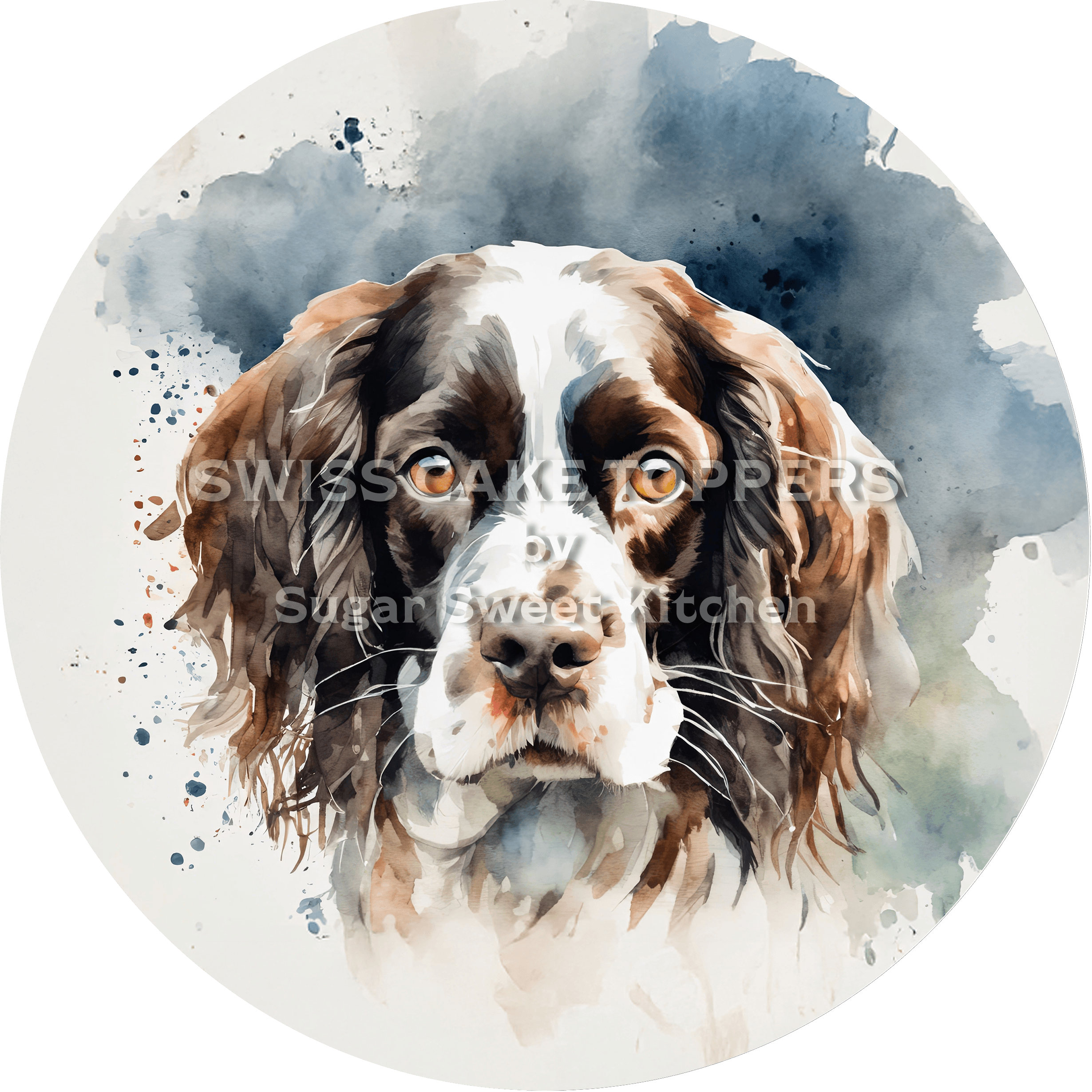 Charmanter Hunde-Tortenaufleger15 - personalisierbar - Fondant- Torten- & Cupcakeaufleger Sugar Sweet Kitchen