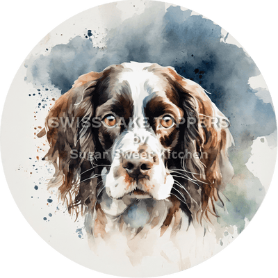 Charmanter Hunde-Tortenaufleger15 - personalisierbar