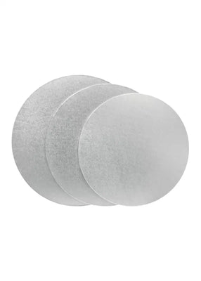 CM Cakeboard rund, 25cm, silber / 1Stk.