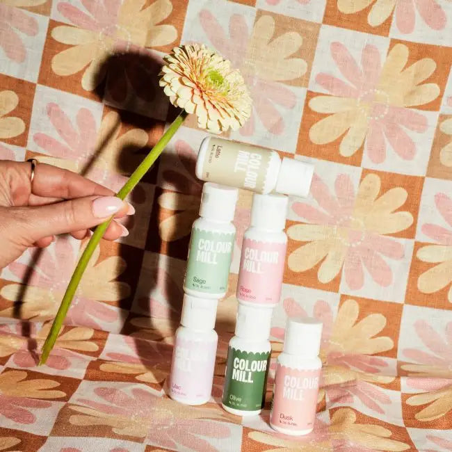 Colour Mill Ölmischung Botanicals Set/6 - Lebensmittelfarben Sugar Sweet Kitchen