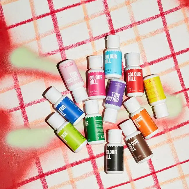 Colour Mill Ölmischung Kickstarter Set/12 - Lebensmittelfarben Sugar Sweet Kitchen