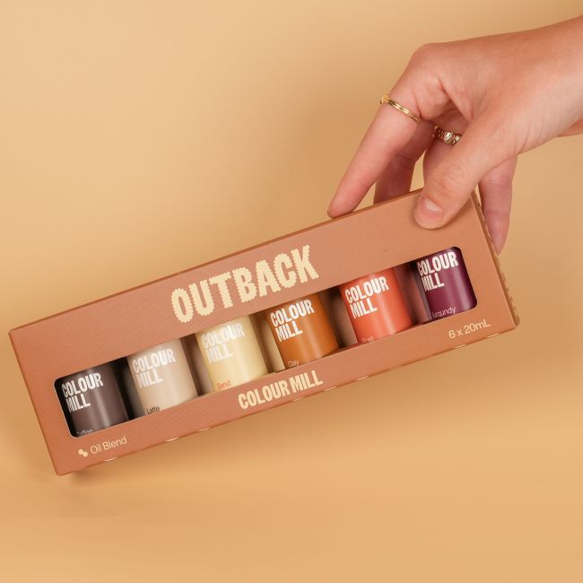 Colour Mill Oil Outback-Set / 6 Stk. - Lebensmittelfarben Sugar Sweet Kitchen
