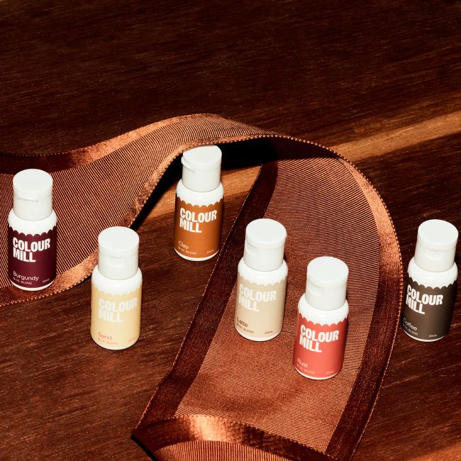 Colour Mill Oil Outback-Set / 6 Stk. - Lebensmittelfarben Sugar Sweet Kitchen