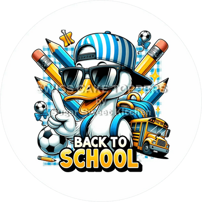 Cooler Back to School-Tortenaufleger2 - personalisierbar