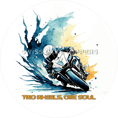 Cooler Motorrad-Tortenaufleger3 - personalisierbar