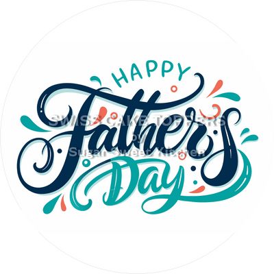 Cooler Tortenaufleger zum Vatertag11 - personalisierbar