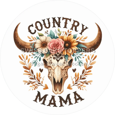 Country Mama-Tortenaufleger9 - personalisierbar