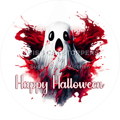 Creepy Halloween-Tortenaufleger11 - personalisierbar