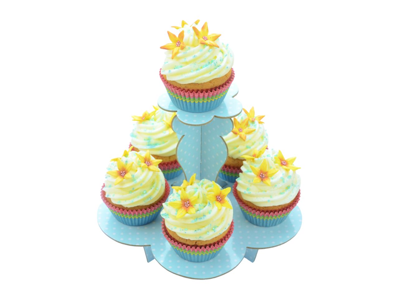 Cupcake Etagere Blau CM - Dekorationen nicht essbar Sugar Sweet Kitchen