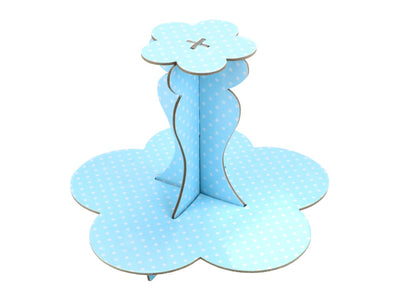 Présentoir à cupcakes CM bleu
