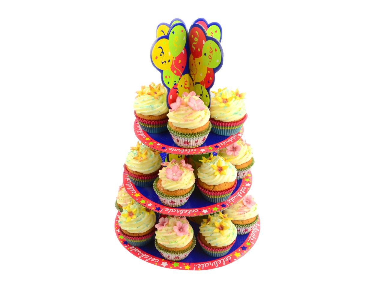 Cupcake Etagere ’Happy Birthday’ CM - Dekorationen nicht essbar Sugar Sweet Kitchen
