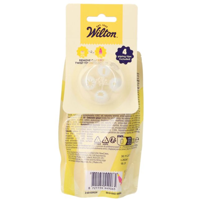 Dekocreme gelb gebrauchsfertig Wilton / 212g - Glasuren Sugar Sweet Kitchen