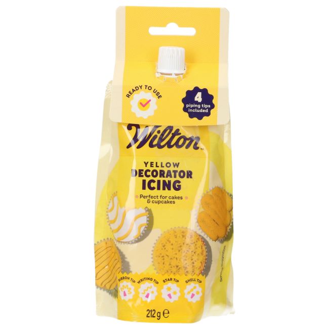Dekocreme gelb gebrauchsfertig Wilton / 212g - Glasuren Sugar Sweet Kitchen