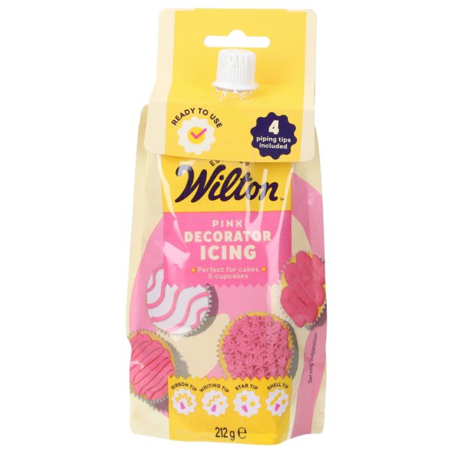 Dekocreme pink gebrauchsfertig Wilton / 212g - Glasuren Sugar Sweet Kitchen