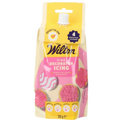 Dekocreme pink, gebrauchsfertig Wilton / 212g