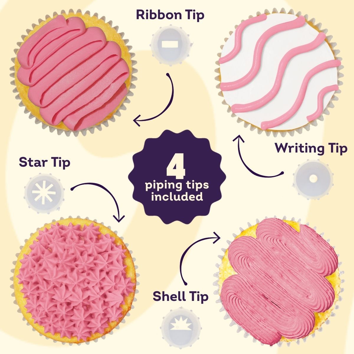 Dekocreme pink gebrauchsfertig Wilton / 212g - Glasuren Sugar Sweet Kitchen