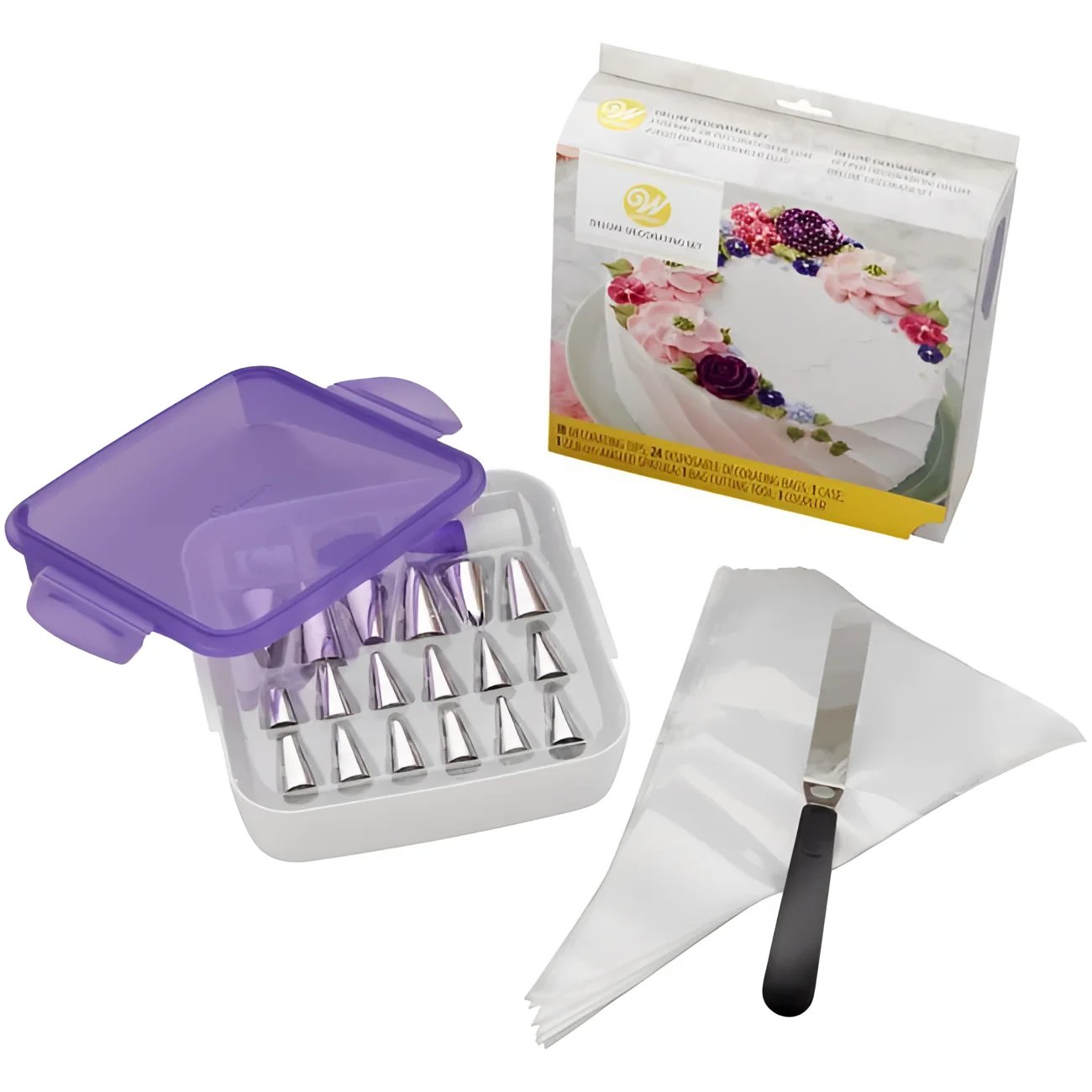 Dekorationsset DeLuxe Wilton / 46tlg - Tortendekoration Sugar Sweet Kitchen