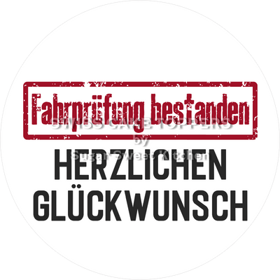 Dekorativer Auto-Führerschein-Tortenaufleger3 -  personalisierbar