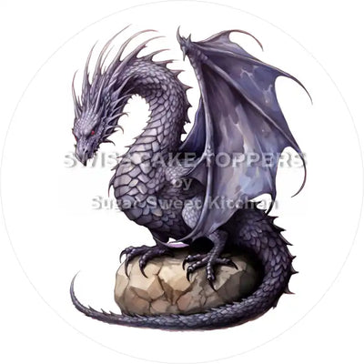 Drachen-Tortenaufleger6 - personalisierbar