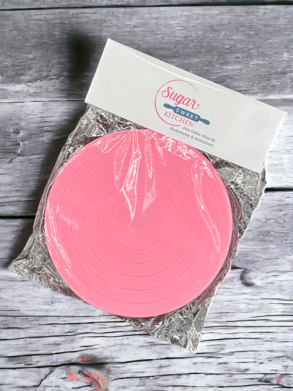 Drehteller klein Rosa / 14cm - Tortendekoration Sugar Sweet Kitchen