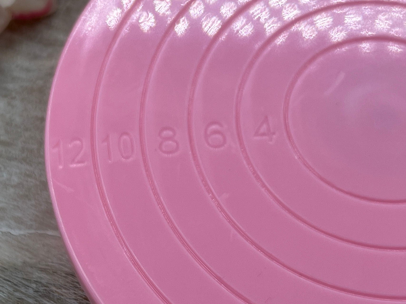 Drehteller klein Rosa / 14cm - Tortendekoration Sugar Sweet Kitchen