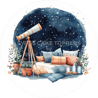 Einmaliger Astrologie-Tortenaufleger5 - personalisierbar