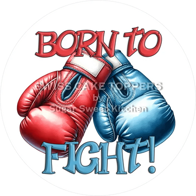 Einmaliger Box-Tortenaufleger2 - personalisierbar