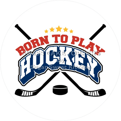 Einmaliger Eishockey-Tortenaufleger3 - personalisierbar