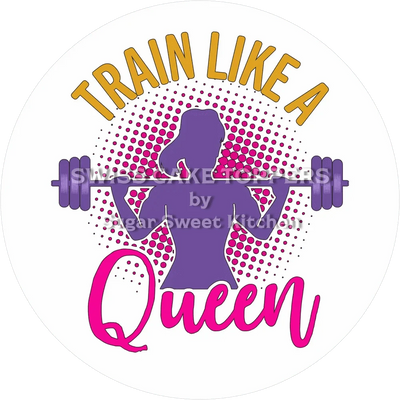 Einmaliger Gym-Tortenauflege10 - personalisierbar