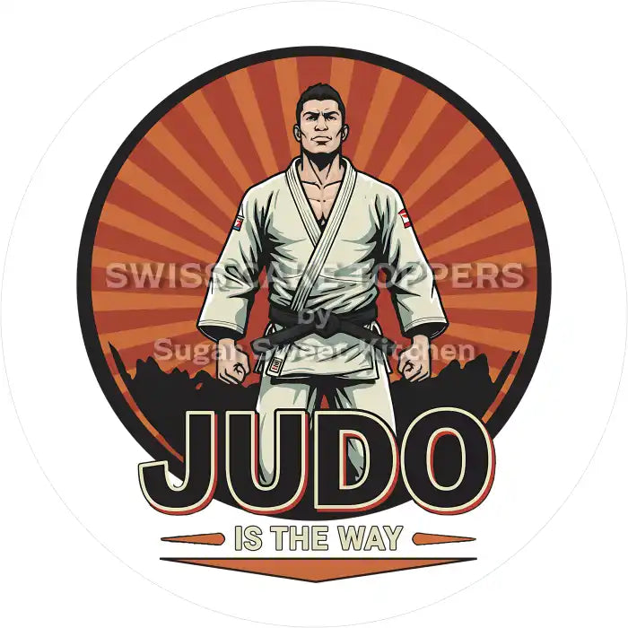 Einmaliger Judo-Tortenaufleger4 - personalisierbar - Fondant- Torten- & Cupcakeaufleger Sugar Sweet Kitchen
