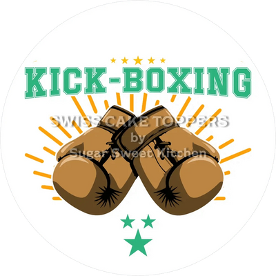 Einmaliger Kick-Boxing-Tortenaufleger1 - personalisierbar