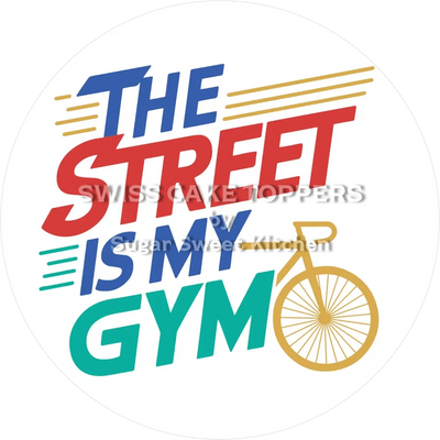 Einmaliger Radsport-Tortenaufleger2 -  personalisierbar