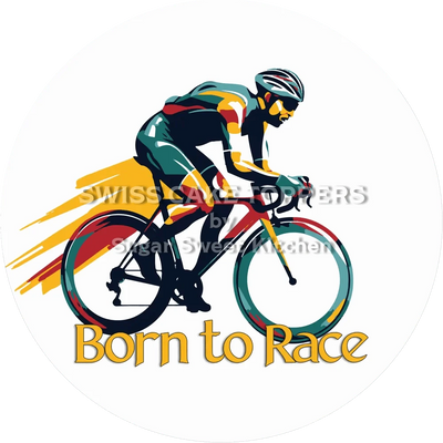 Einmaliger Radsport-Tortenaufleger3 -  personalisierbar